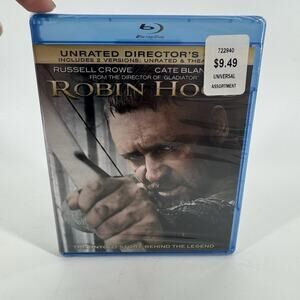 Robin Hood NEW SEALED Unrated Director's Cut Blu-Ray + DVD Russell Crowe